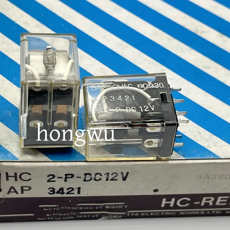 100% Original New 1PCS  HC2-P-DC12V  AP3421  relay  5A 8pins