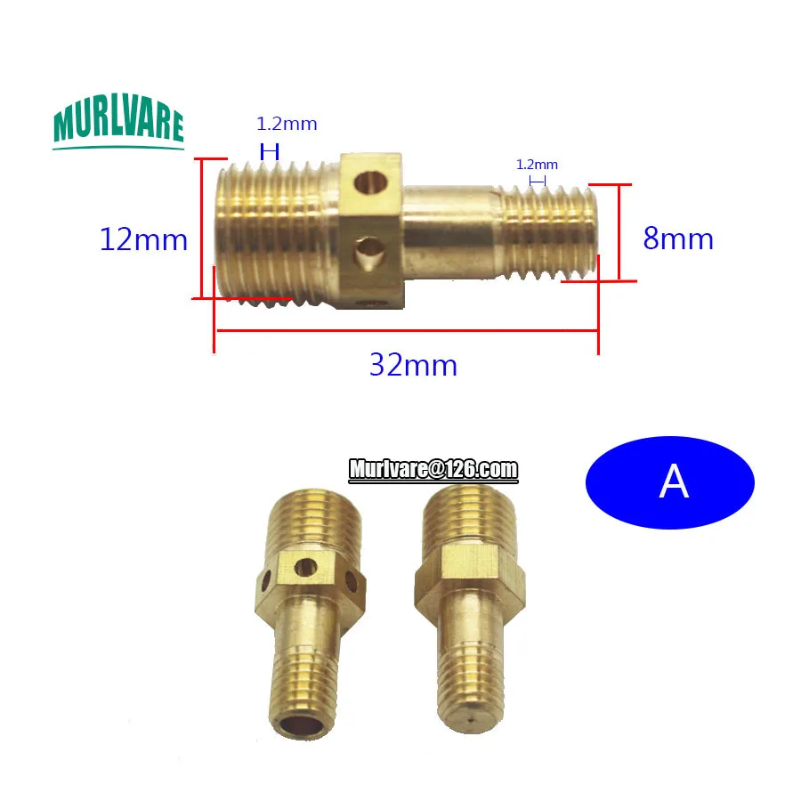 Kitchen Appliances Parts LPG NG Natural Gas Various Gas Integrated Cooker Copper Modified Gas Source Nozzle For Gas Stove