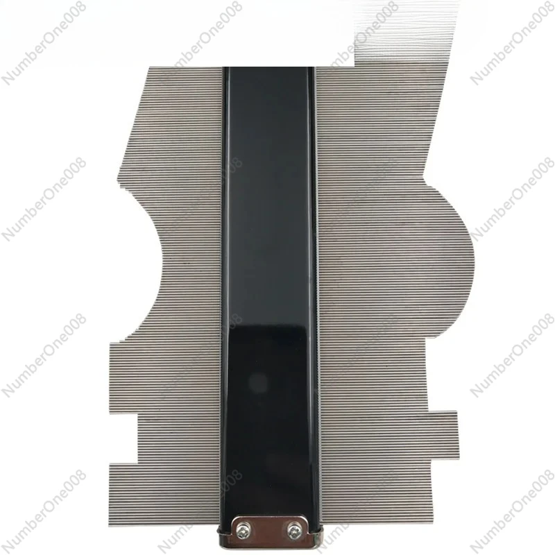 Imported molding tool, arc measuring tool, arc ruler, contour gauge, woodworking shaping shoe plate gauge 150mm, 200/300