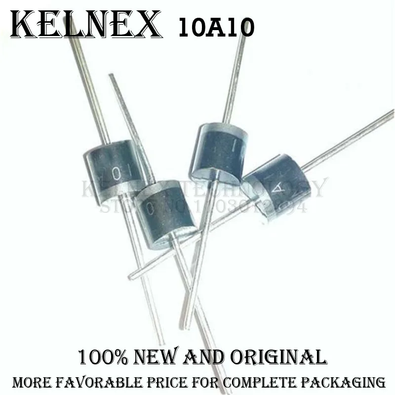 100pcs 6A10 10A10 15A10 20A10 R-6 Universal diode