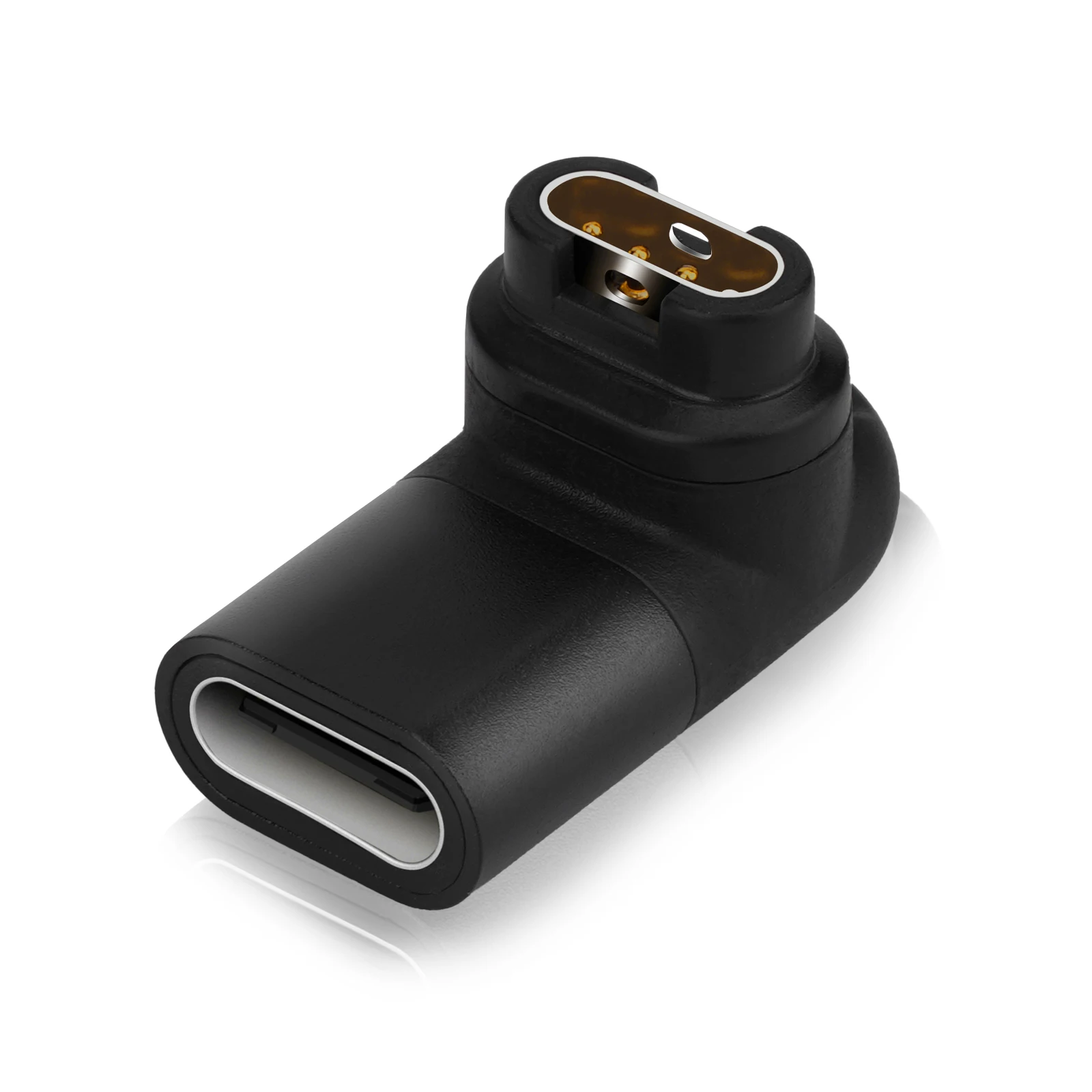 

90 Degree 3D Elbow Charging Adapter Data Transmission Type-C Female To for Garmin Power Adapter for Garmin Fenix 6/6S/6X/5/5S/5X