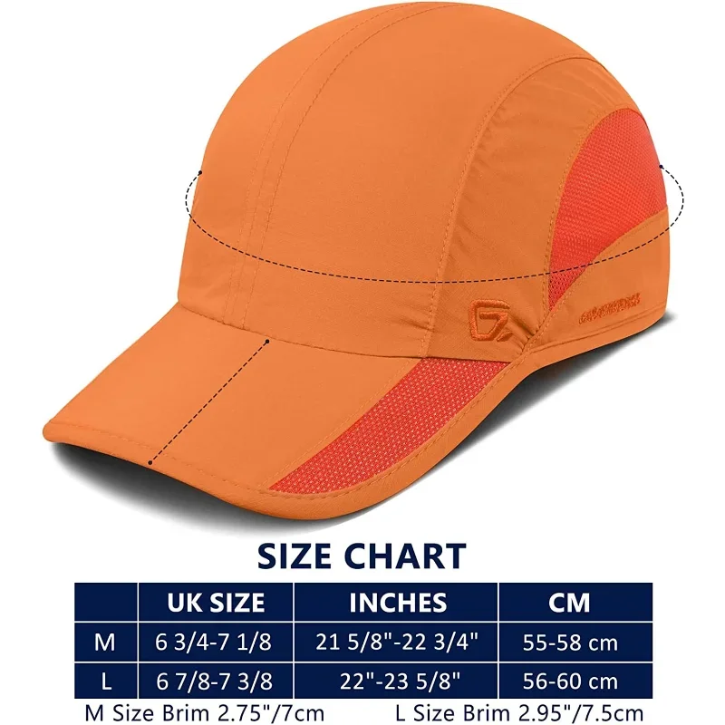 【GADIEMKENSD】 Unstructured Quick Dry Sports Cap Outdoor Sun Protective Unisex Light Weight M37