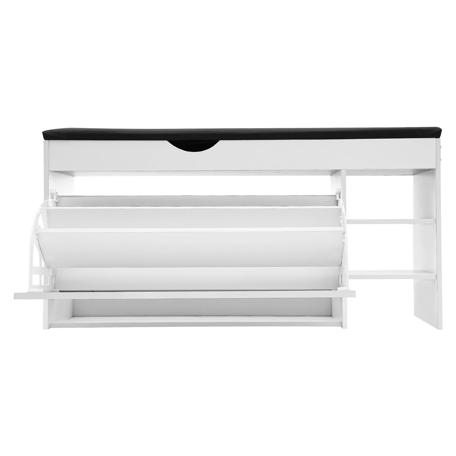 

100*30 см скамья для обуви, складная скамья для хранения обуви с сиденьем, скамейка для обуви для входа, теплый белый цвет со скрытой ручкой