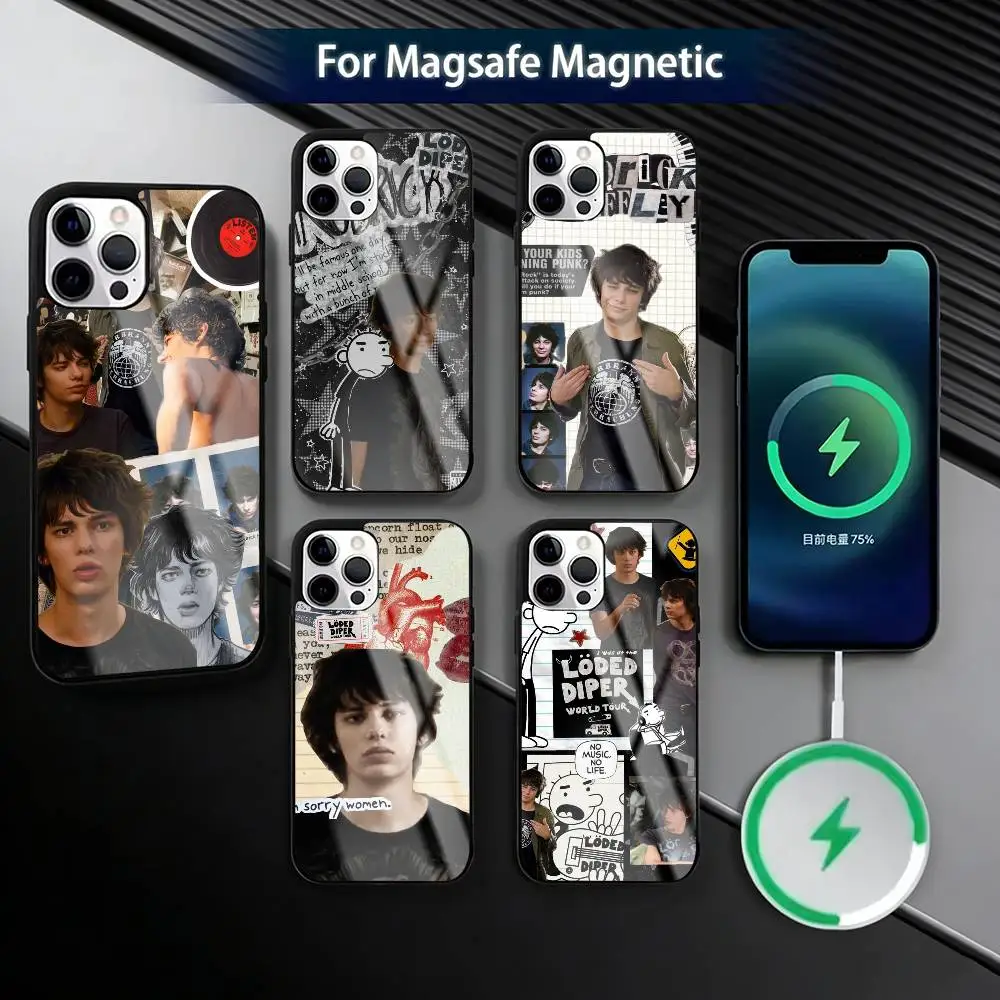 

Rodrick H-Heffley-RH-ES Phone Case For iPhone17,16,15,14,13,12,11 Plus,Pro Magnetic with Magsafe Wireless Charging