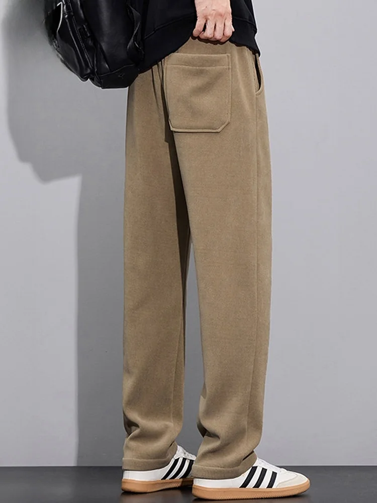 

Bohai Fce Men's Casual Pants Spring 2026 Loose Straight Leg Trousers Trendy Loose Fit Comfortable Faionable