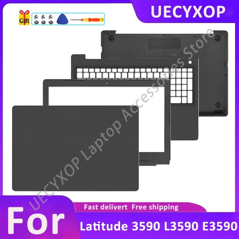 

NEW Housing For Latitude 3490 L3490 E3490 P89G LCD Back Cover 0PVR6J /Front Bezel 0JG2PF/Palmrest 0V5YGX/Bottom Case 038MDH