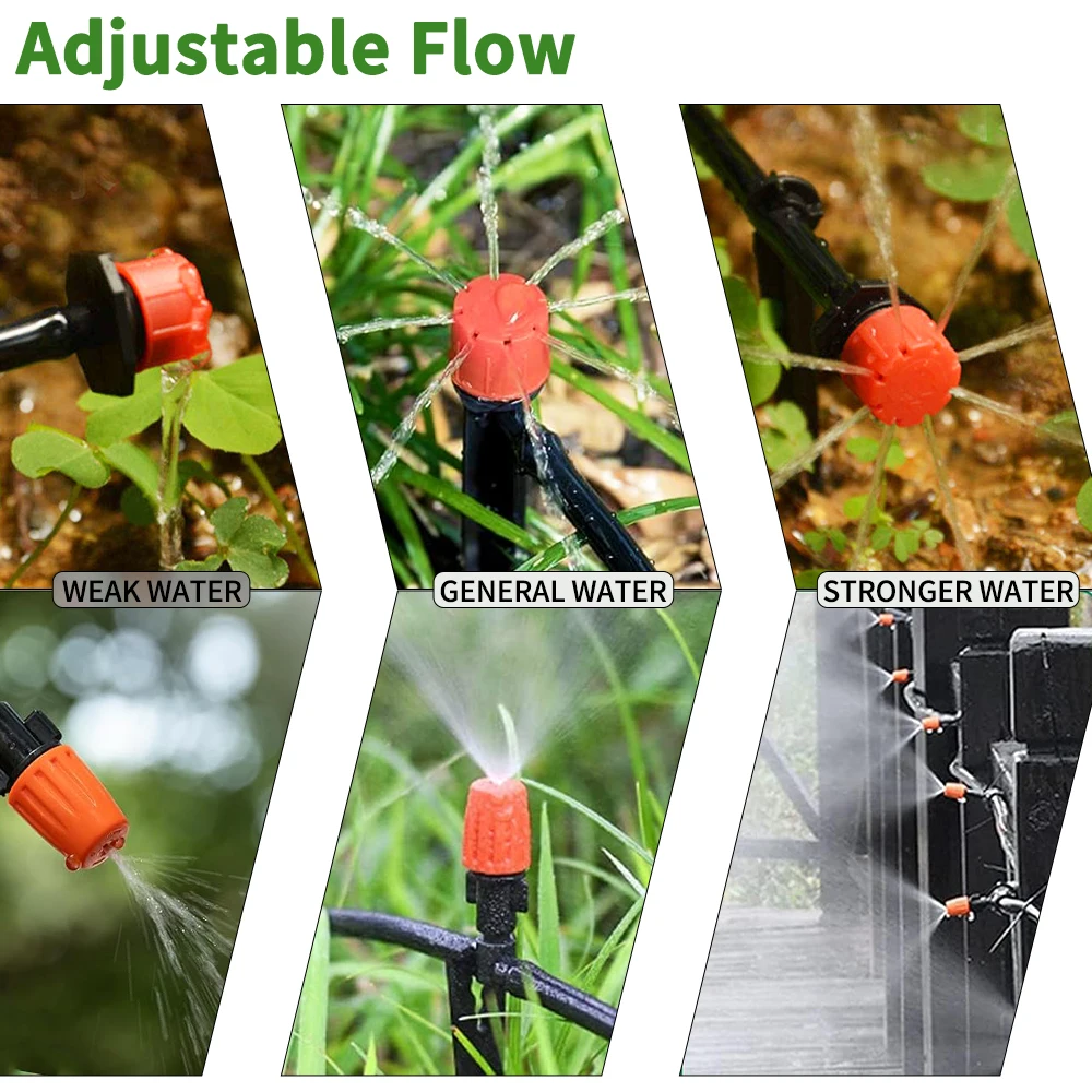 Irrigation System Garden Tools Drip Watering Kits Automatic Watering Hose With Adjustable Convenient Installtion Saveing Water