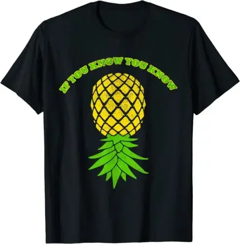 NEW LIMITED Upside Down Pineapple Shirt Sharing Swinger T-Shirt