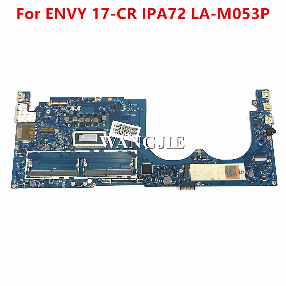 

N13552-001 N13552-501 N13552-601 For HP Envy 17-CR 17T-CR Laptop Motherboard IPA72 LA-M053P SRLD6 i7-1260P CPU 100% Working