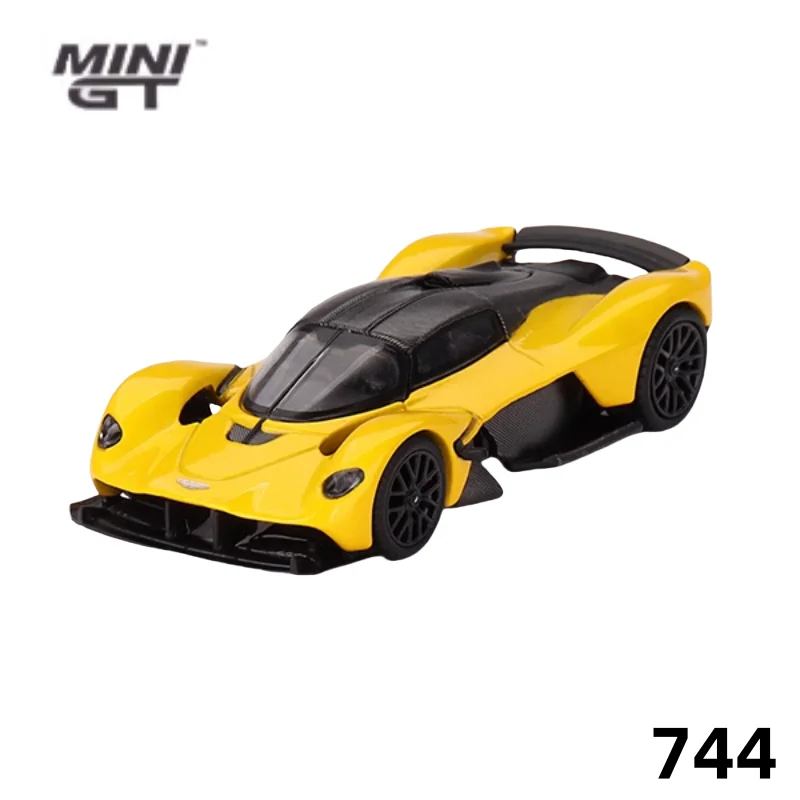 MINI GT 1:64 Aston Martin Valkyrie simulation alloy car model, children's holiday gift, adult collection, room decoration.