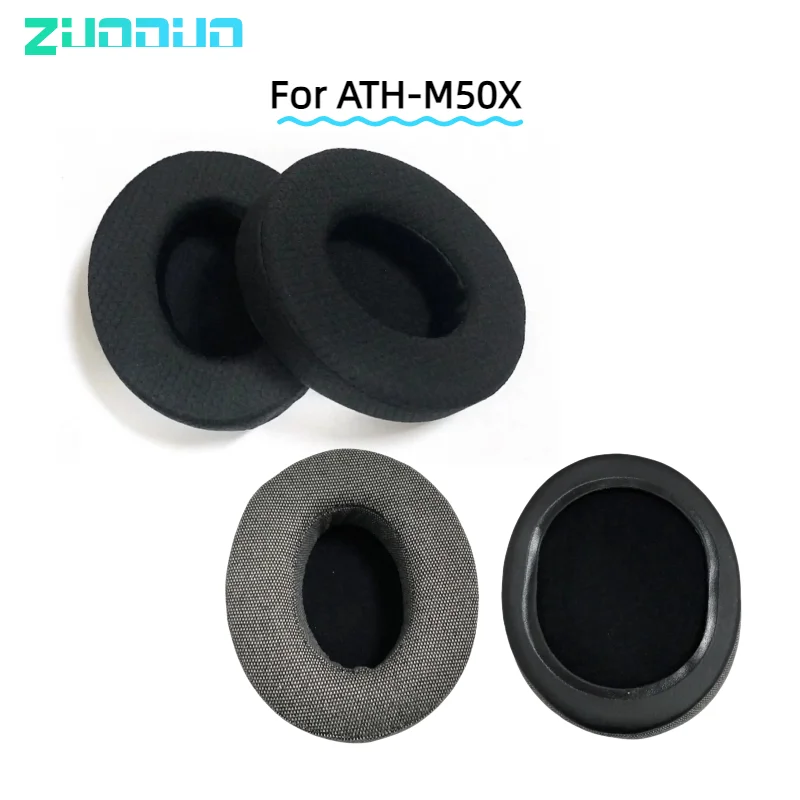 

ZUODUO Cooling Gel Football mesh Ear Pads For ATH-M50X Headphones Cover Memory Foam Ear Cushions