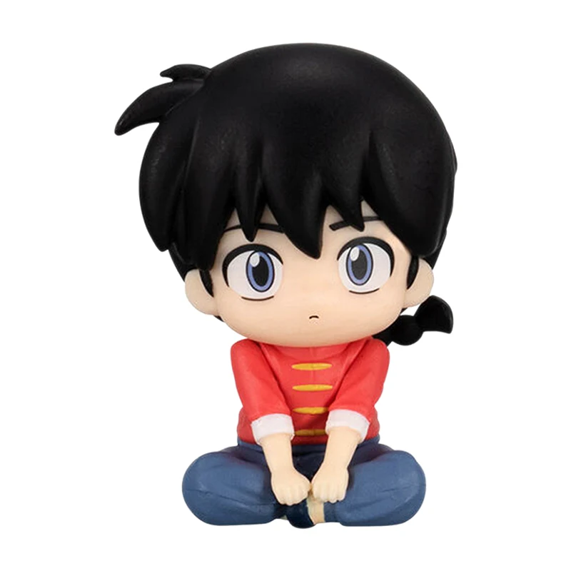 Original bandai gachapon ranma 1/2 ranma tendo akane hibiki ryoga shampoo pvc anime figuras figura de ação modelo brinquedos presentes