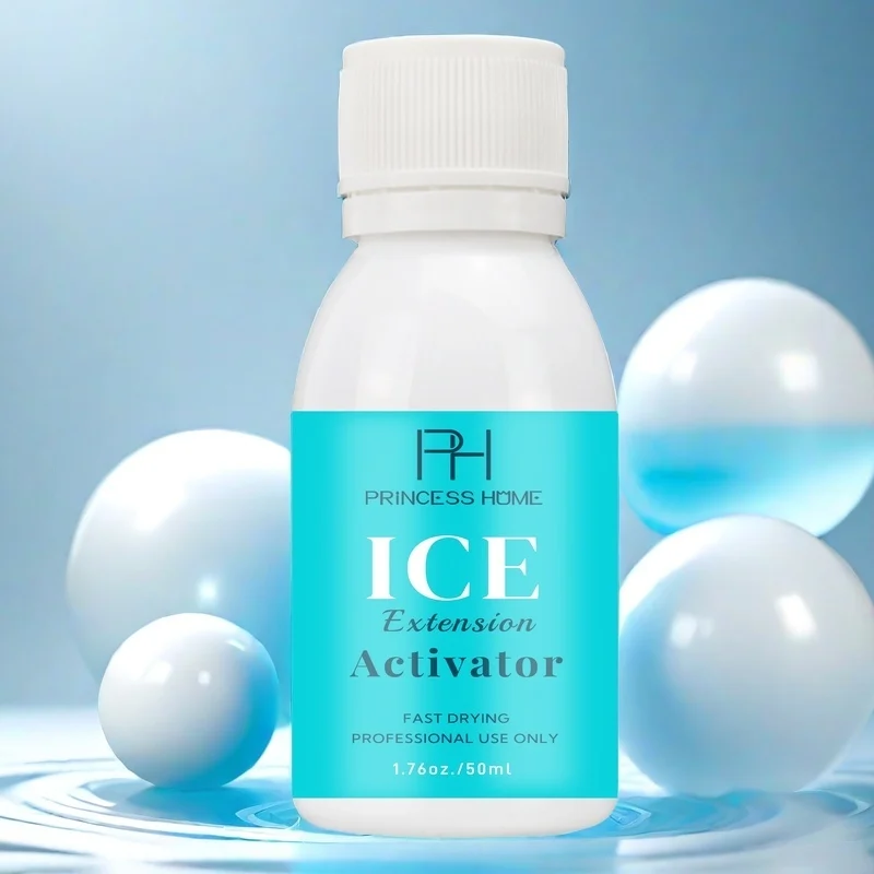 New Products 50ml Ice Hair Extension Glue Gel Activator Kit for Cold Bonding Hair Extensions with Adhesive