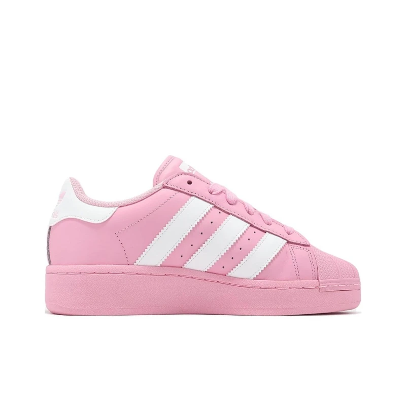 Adidas Originals SUPERSTAR XLG Comfortable Shock Absorbent Women's Low Top Versatile Board Shoes, Wear Resistant, Leather, Pink