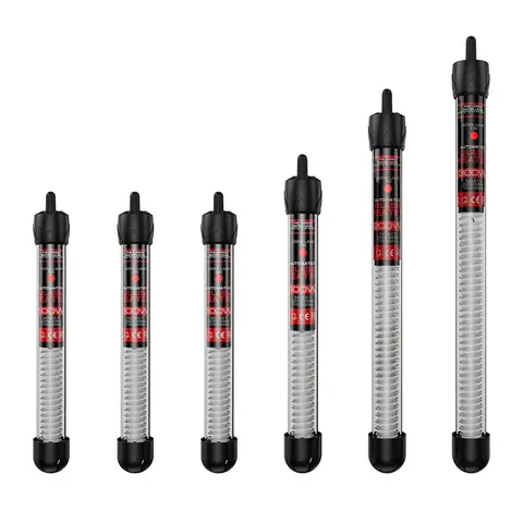110v 220v 가변 온도 온도 조절기 가열 막대 25W 300W 일정한 온도 제어 수족관 물고기 탱크 물 가열