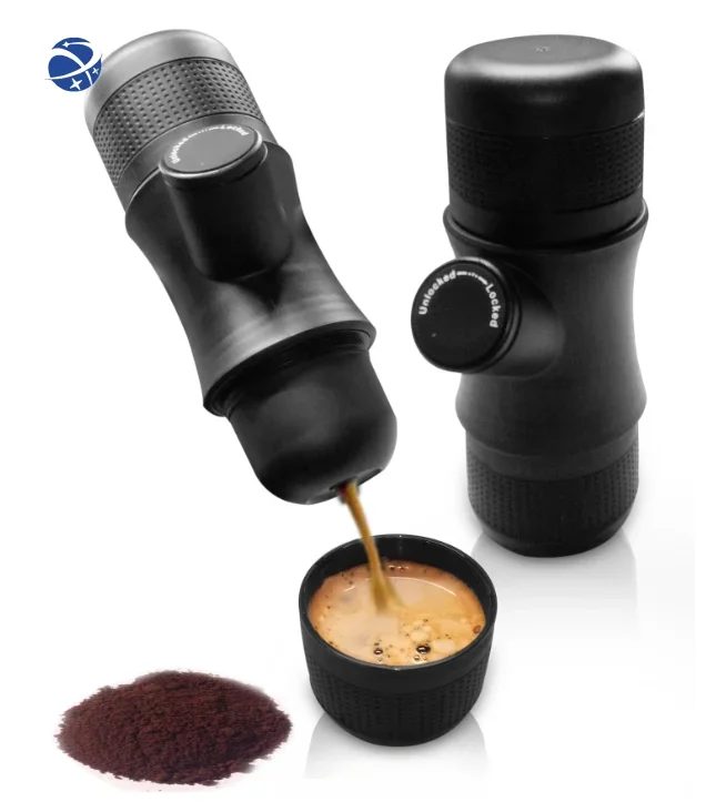 

YUNYI Portable Coffee Machine Outdoor Manual Travel Mini Coffee Maker For Camping