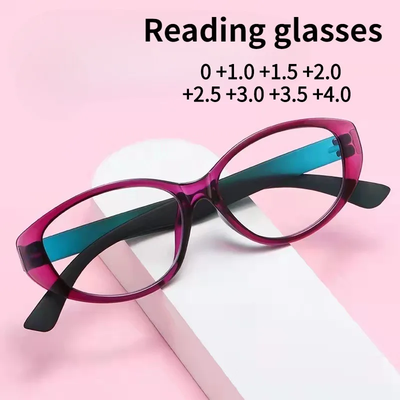 Cat Eye Eyeglasses Unisex Hot Selling Ultra Thin Frame Reading Glasses Blue Light Blocking Computer Glasses Diopter 0~+4.0