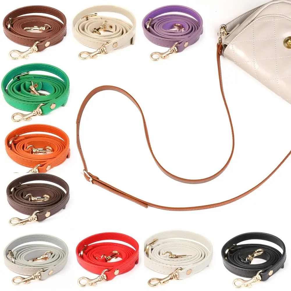 120cm Leather Shoulder Bag Strap DIY Women Bag Fashion Replacement Bag Belt Purse Handle Crossbody Strap Bag Accessories