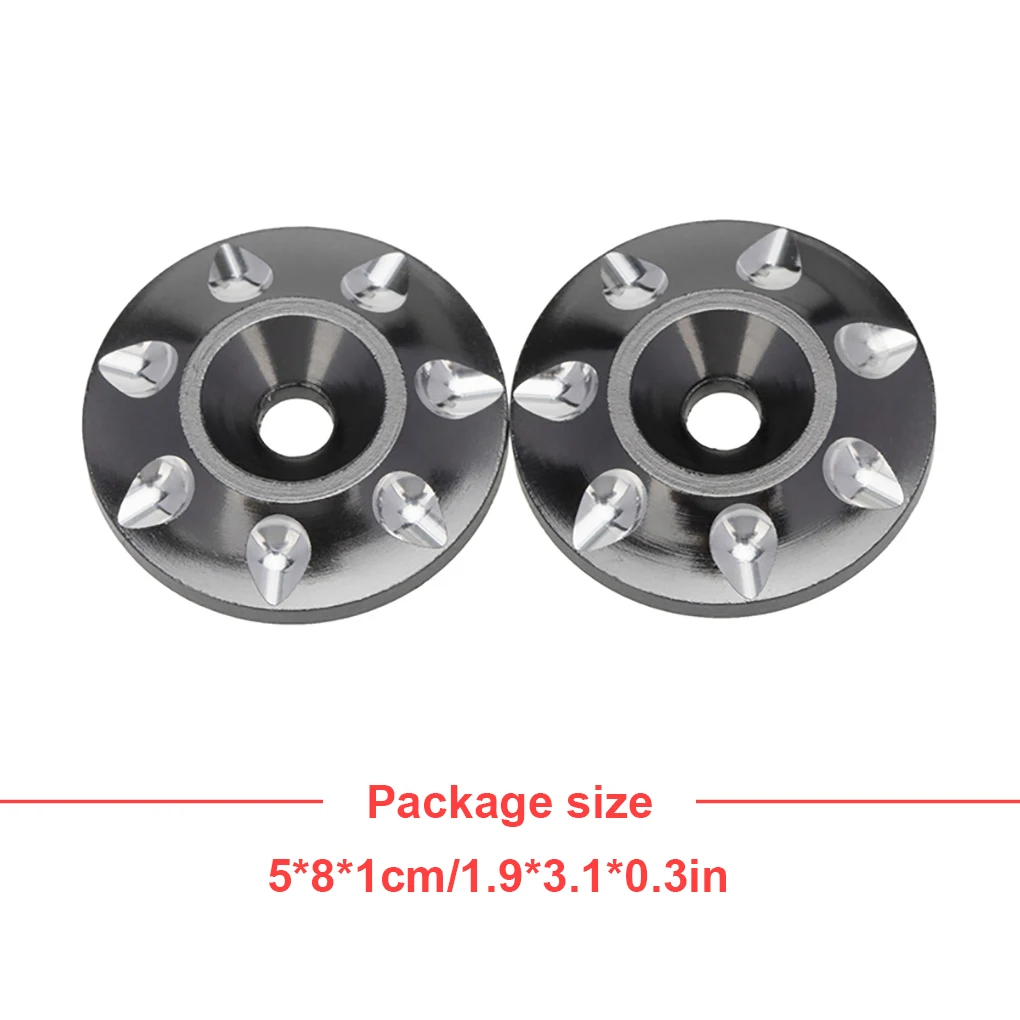 Universal 2pcs RC Rear Wing Buttons Washer Tail Protection Spacer Tail Gaskets for 1/10 RC Car Upgrade Parts