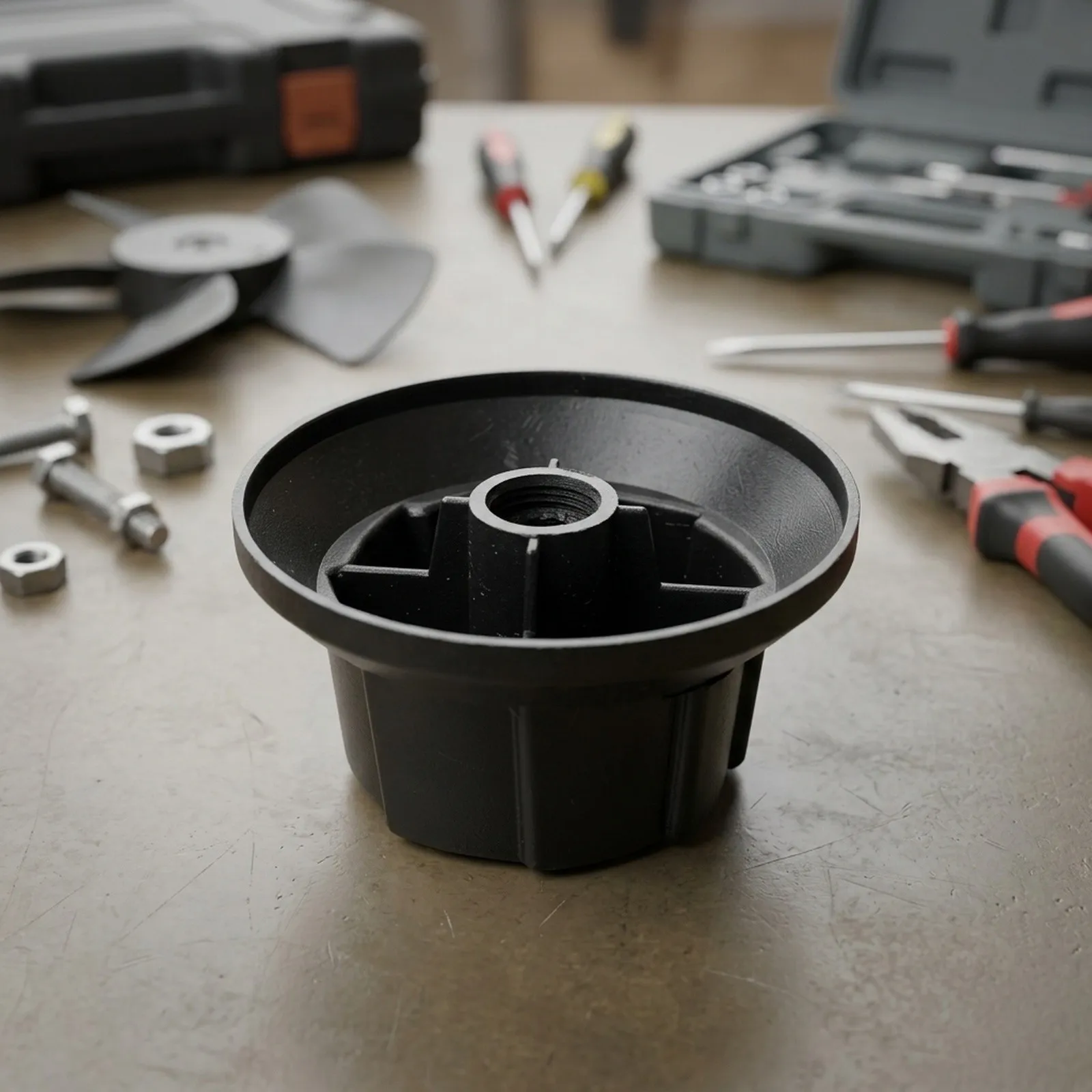 Threaded Fan Nut Kit for 32mm Motor Shaft Use in For Table Floor Wall and Ceiling Fan Cover and Component Fastening