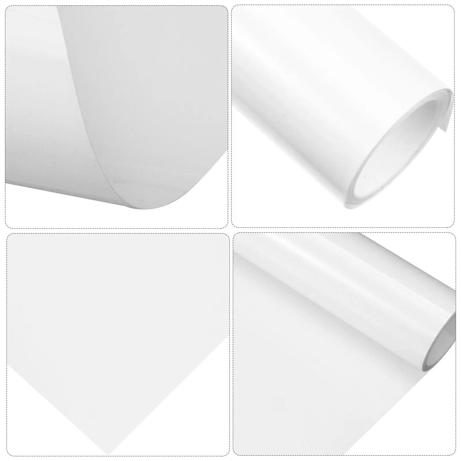 

1Pcs Heat Transfer Vinyl White PU Htv Soft Elastic Washable for T-Shirt Shoes Bags DIY Clothing Lettering Numbering Logo Film