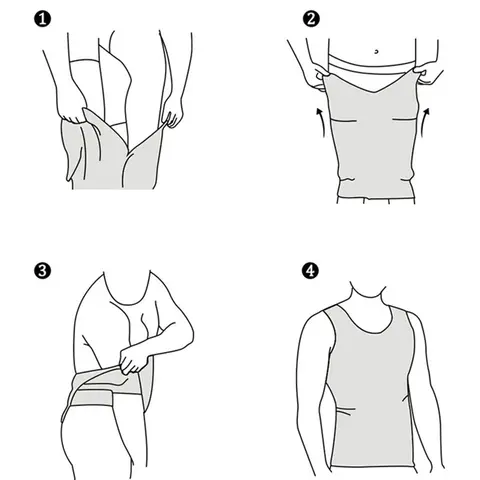 पुरुषों के शेपवियर स्लिमिंग बॉडी कोर्सेट वेस्ट शर्ट कम्प्रेशन एब्डोमेन टमी बेली कंट्रोल स्लिम वेस्ट सिंचर अंडरवियर स्पोर्ट्स वेस्ट 8 best sales पुरुषों का कोर्सेट - №1