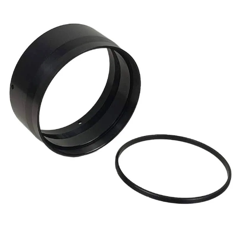 Soporte de Lente Objetivo Totalmente Metálico de 83 mm de Diámetro, Accesorios para Telescopio Astronómico con Cubierta de Lente de Plástico a Juego