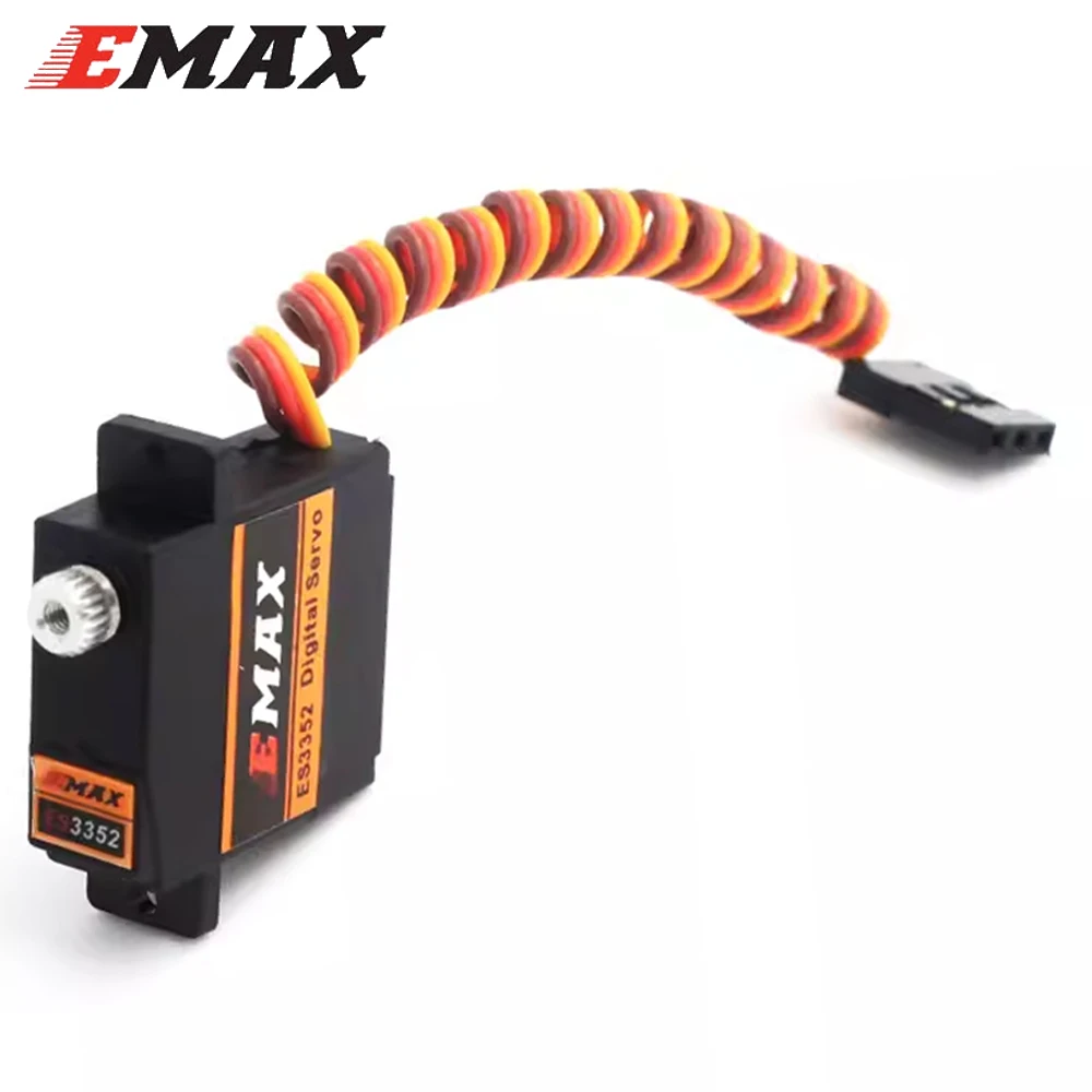 EMAX ES3352 3352 4.8-6.0V 2.8kg Metal Gear 9mm Ultra Thin Digital Servo Futaba/Jr Plug For RC Gilder Helicopter Accessories