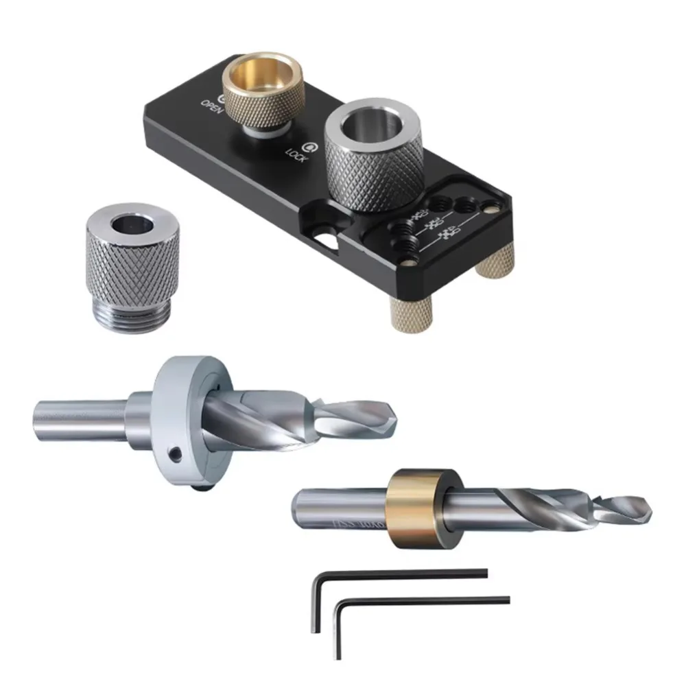 

Aluminum Alloy Aluminum Profile Drilling Guide High-strength Countersunk Step Drill Step Drill Bit Adjustable Design