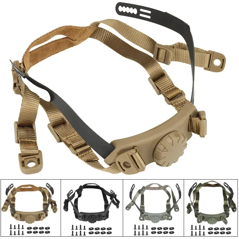 New Tactical Helmet Inner Suspension System Hunting CS Helmets Airsoft Head Lock Strap for HL-31 HL-32 Helmet Accessories