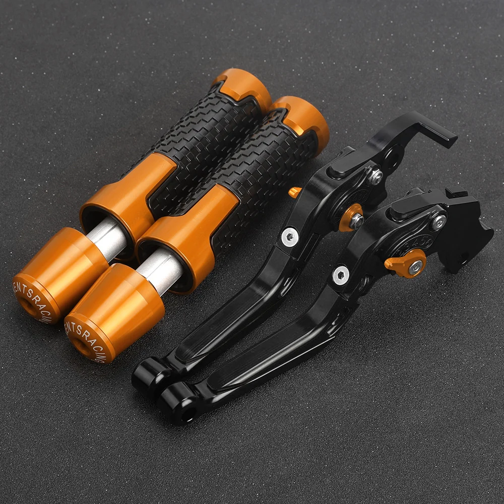 

For 990 Super DUKE 2005 2006 2007 2008 2009 2010 2011 2012 CNC Brake Clutch Levers Hand Grips Handle Grip Ends Handlebar