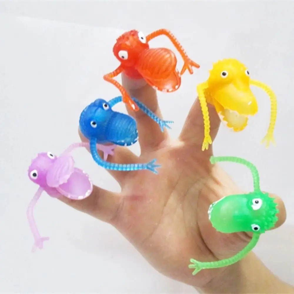 Parents Storytelling Props Toys Puppet Animals Party Bag Fillers Mini Finger Puppets Fright Dinosaur Hand Puppets Finger Doll