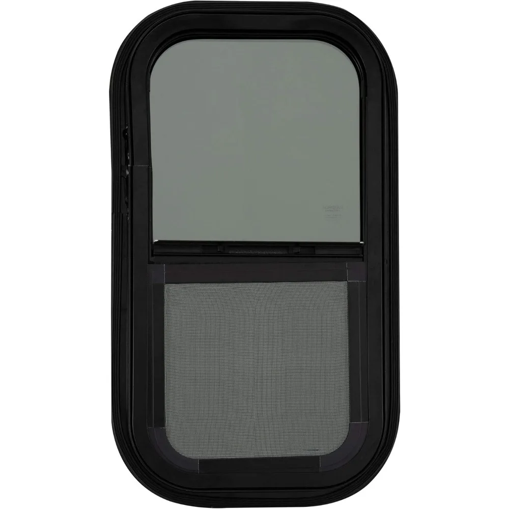 استبدال نافذة RV ذات الشريحة العمودية على شكل دمعة، 12 وات × 22 ساعة، مع مجموعة أدوات اختيارية 1.5