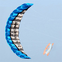 2.5 Meter Novelty Dual Line Flying Kite Parafoil Sports Software Paragliding Nylon Beach Kite Stunt Outdoor Toys For Adult Kids