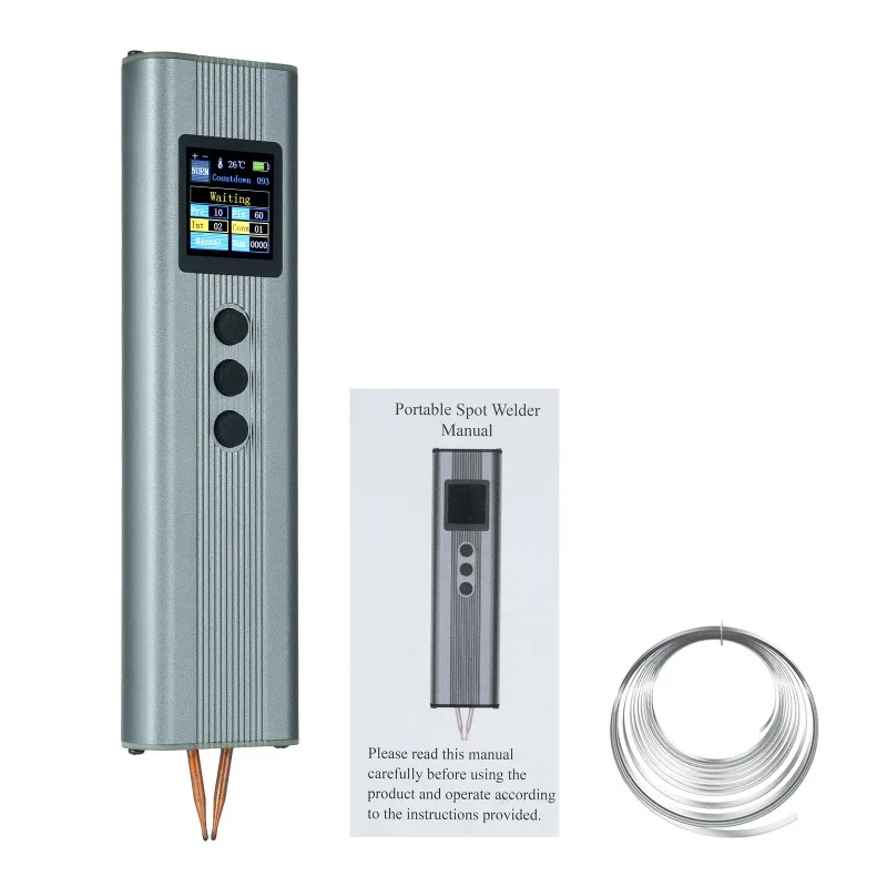 

Высокопроизводительный портативный аккумулятор для точечной сварки — литий-ионный аккумулятор емкостью 2200 мАч, цветной TFT-экран с 1,33 дюйма, 11 регулируемых передач