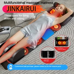 Massagematratze Ganzkörper elektrisch multifunktional Schulter Nacken Taille Rücken Kneten Vibrationen Massagekissen mit Wärme