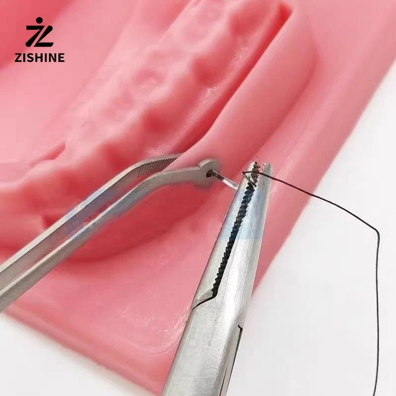 

Пинцет из нержавеющей стали для стоматологического шва, остроконечные плоскогубцы с фиксированным швом, одно отверстие, плоскогубцы с двойным отверстием, инструменты для ухода за полостью рта