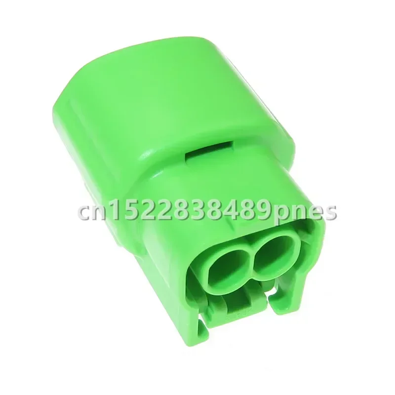 2 Pole Green Auto Sealed Socket Electrical Wiring Harness Waterproof Connector