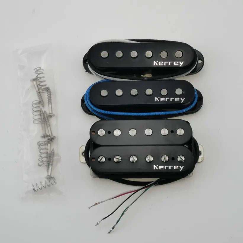 Kerrey Alnico5 Pickups Single Coil And Humbucker SSH Style Set Electric Guitar Pickups + Welding drawings