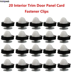 20Pcs Clips For Peugeot 206 207 208 307 308 407 807 1007 5008 Expert Partner Interior Trim Door Panel Card Fastener Clips 6991Y8