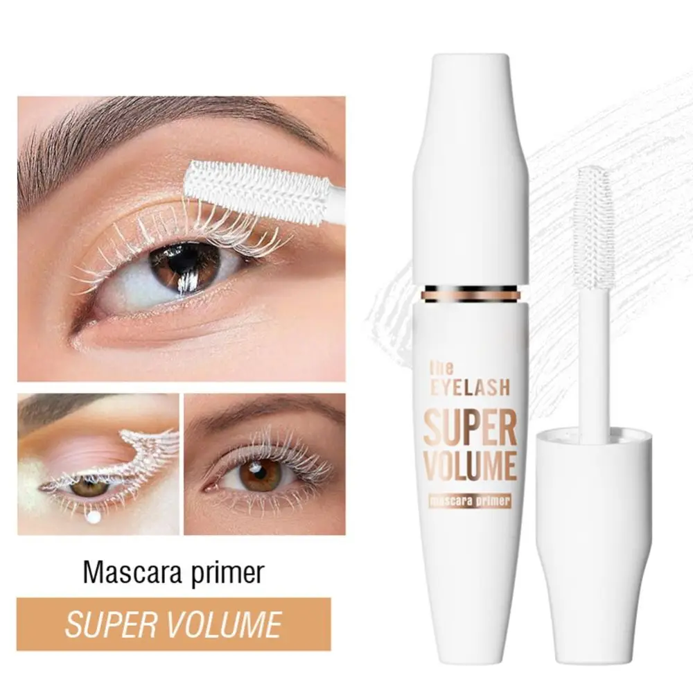 High Quality Eye Makeup Tool White Eyelash Primer Anti-Smudge Waterproof Eyelash Base Cream 15ml Lengthening Mascara Cosmetic