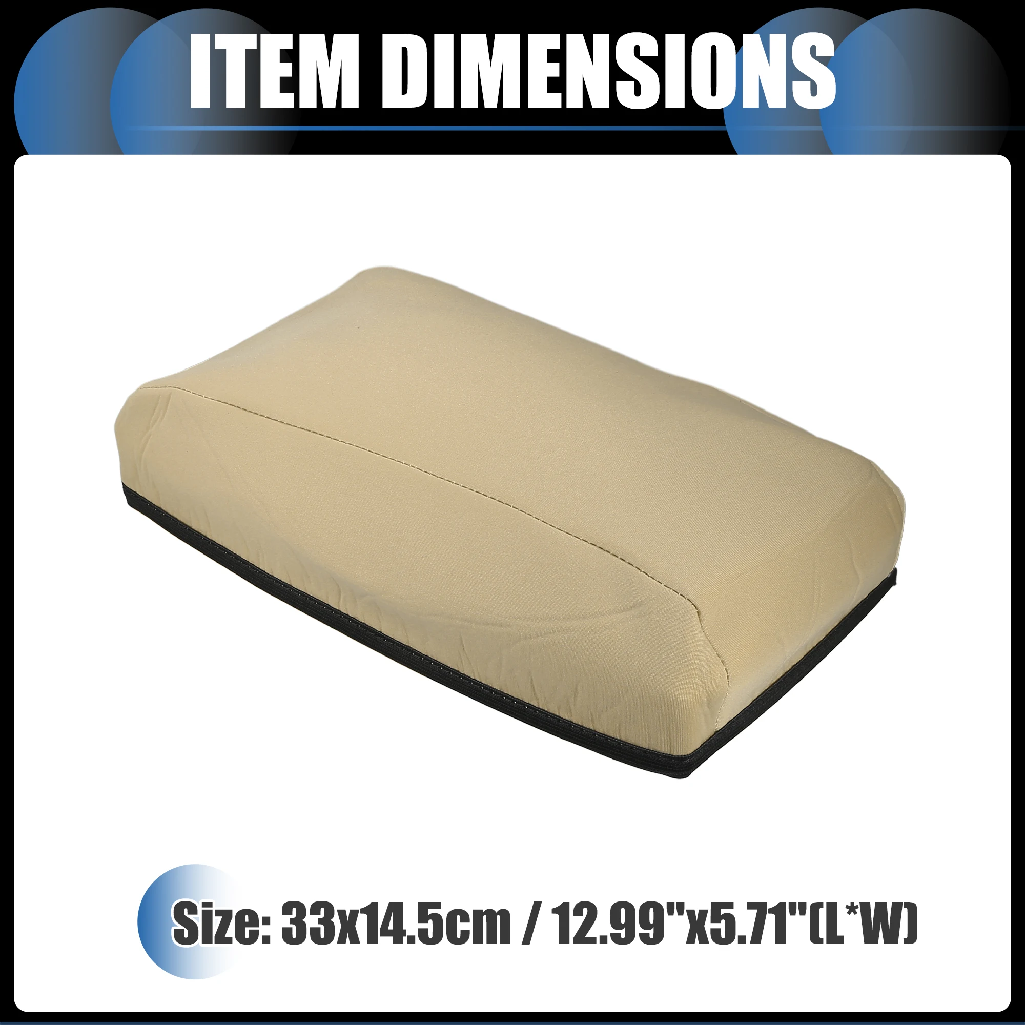 UXCELL Armrest Protector Cover Pad for Hyundai Tucson 2015 2016 2017 2018 Light Brown