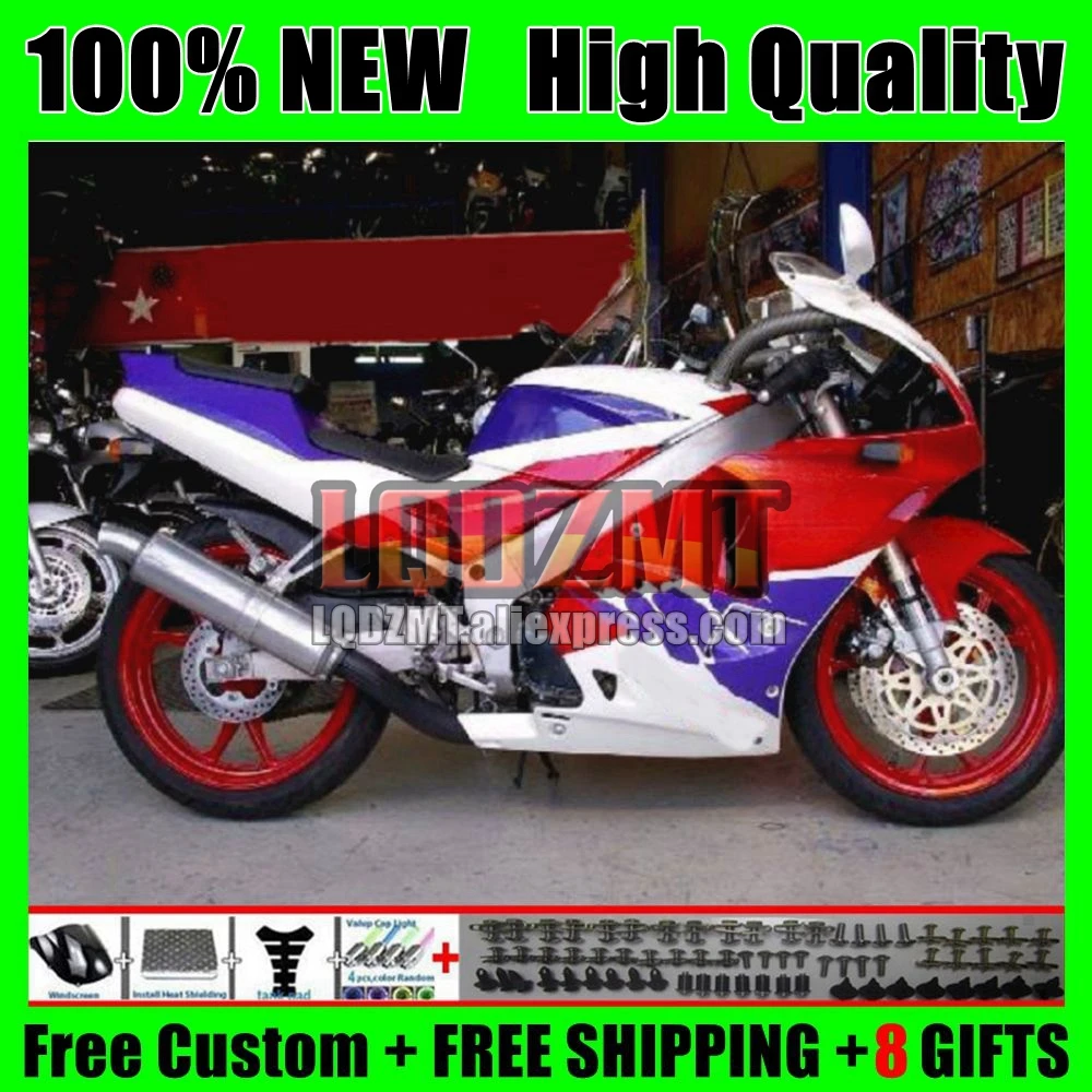 Body Kit For KAWASAKI NINJA ZXR-250 ZX2R ZXR 250 C 80No.10 ZX-2R ZX Purple red 2R R250 ZXR250 89 90 ZX-R250 1989 1990 Fairing