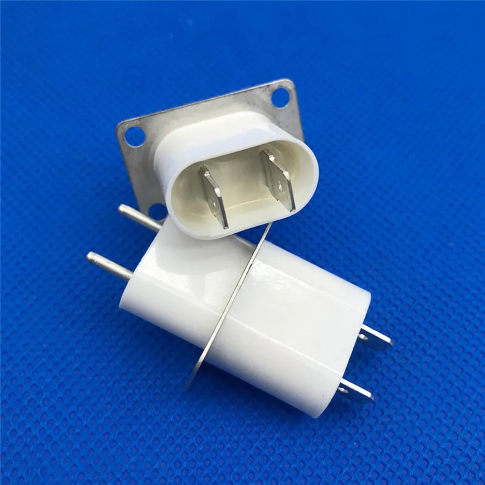 10pcs Original Microwave Oven Magnetron Socket Magnetron Terminal Connector with  Capacitor For Midea /Galanz/ Haier Parts