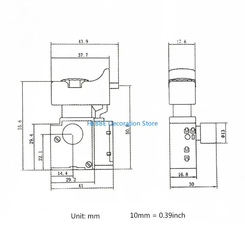 B0KC Speed Regulating Switch FA2-6/1BEK Lock on Power Tool Electric Drill Speed