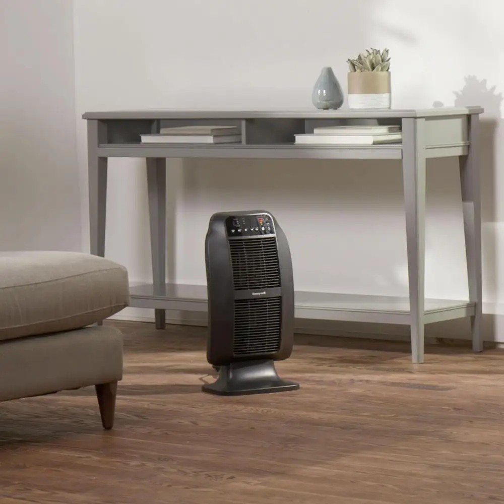 Electric Ceramic Space Heater with Programmable Thermostat Multi-Directional Heating Overheat Protection Auto-Off Timer Indoor