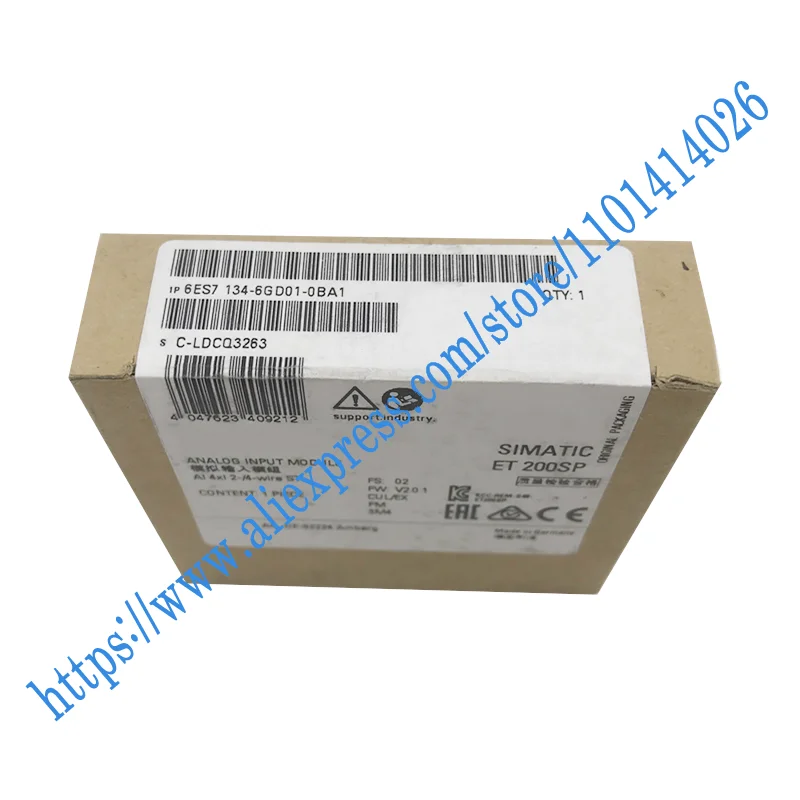 

New Original 6ES7134-6GD01-0BA1 6ES7134-6GF00-0AA1 ET200SP Analog Input Module AI 8XI 2-/4 Wire System Basic Type Fast Delivery