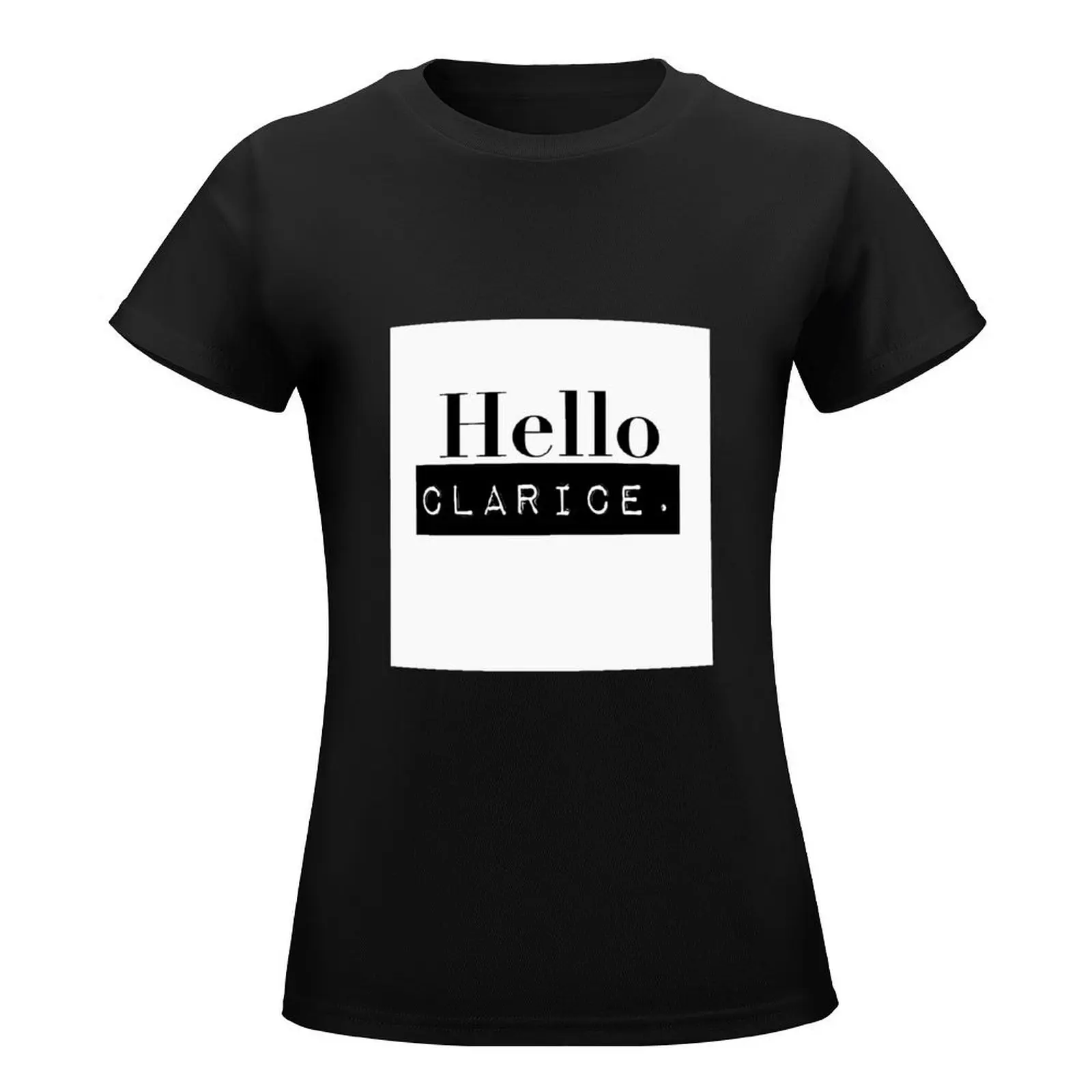 Hello Clarice T-Shirt oversized cute clothes oversized t shirts for Women