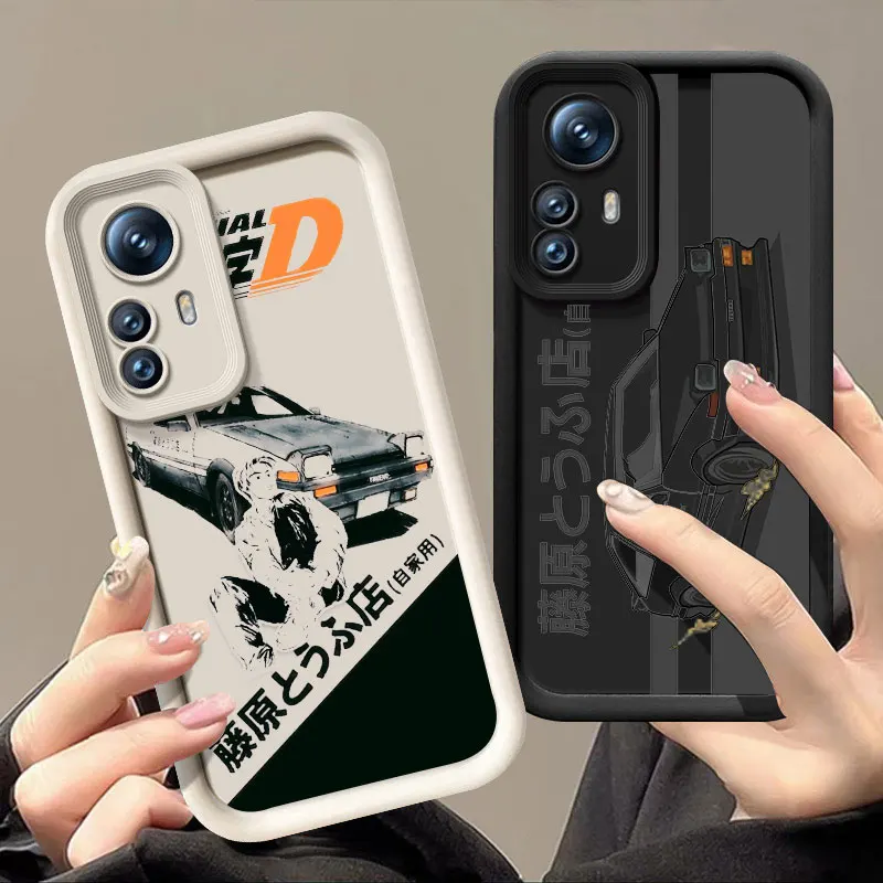 Anime Initial D AE86 Phone Case For Xiaomi POCO F5 M3 M4 M6 Plus X3 X5 X6 Pro 5G F3 X4 GT NFC C55 C61 C65 C75 F4 M5S