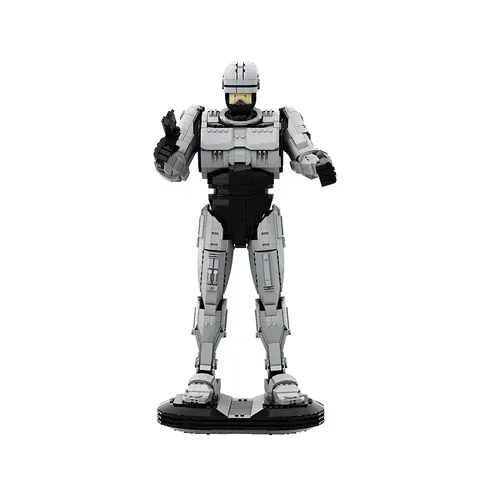 Gobricks Film Militär Mech Krigare Poliserad Byggklossset RoboCoped Action Karaktärsmodell Klossleksaker för barn Pojke Present 10 best sales Robocop-cosplay - №9